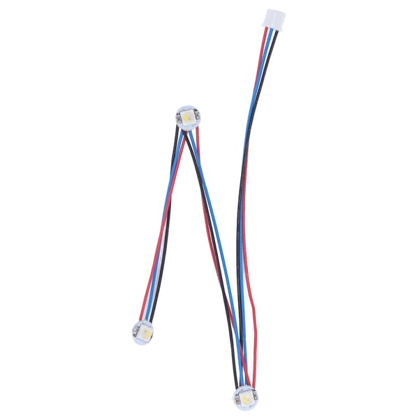 RGBW Mini-knap PCB LED med PTFE-ledning Hotend Lysstribe til Voron 2.4 Stealthburner 3D-printer 5V