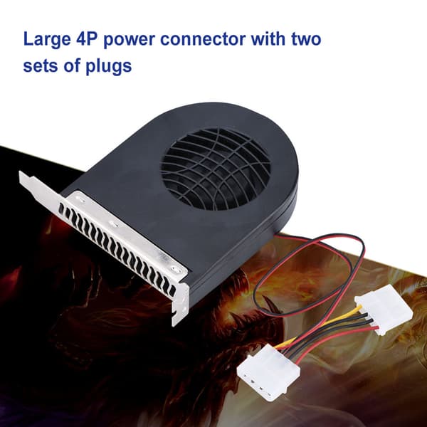 Mini System PCI Slot Blower CPU Case DC Køleventilator Nye Køleventilatorer PCI Til Computer