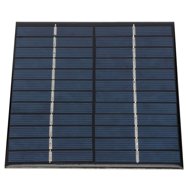 2W 12V DIY Polykristallin Kisel Solpanel Modul för Solljus Vetenskapsprojekt Laddning