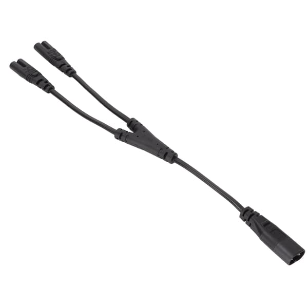 IEC320 C8 til Dobbelt IEC320 C7 Strømkabler Y Split Han til Dobbelt Hun 1 ind 2 ud AC Strømkabel 0,3m/0,98ft