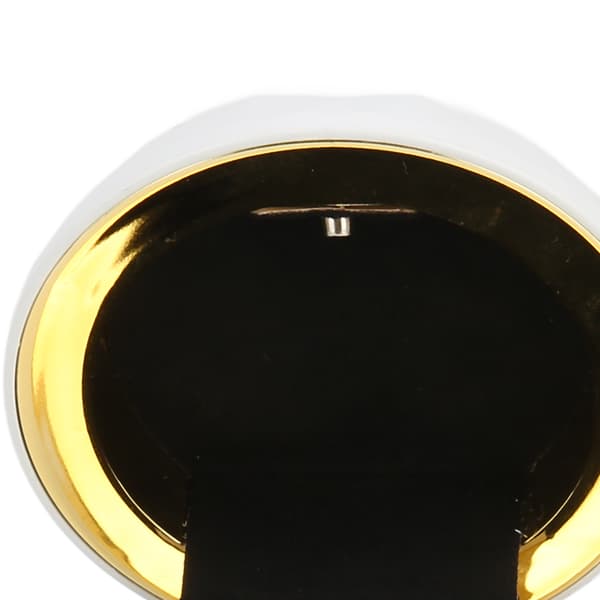 LED-ringask Elegant smyckesdisplay presentfodral för bröllopsförslag förlovning vit