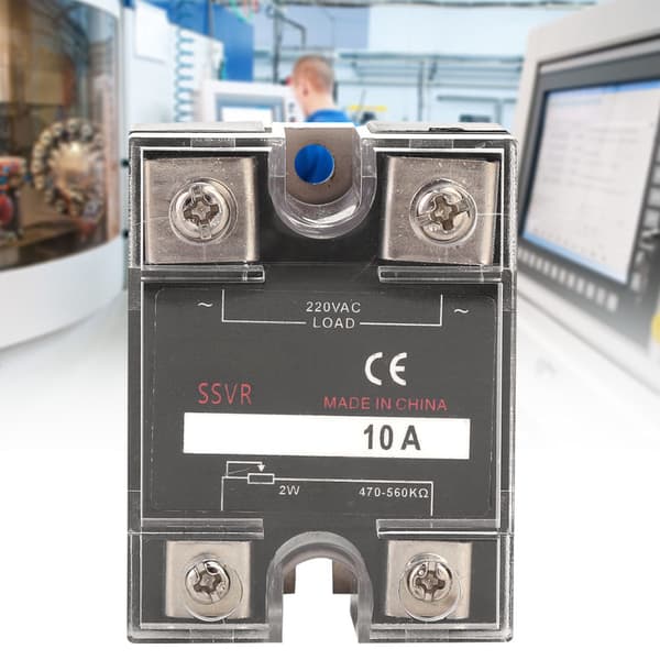 Solid State Spänningsregulator Enfas SSVR 470-560KΩ 220VAC 10A Lastregulator