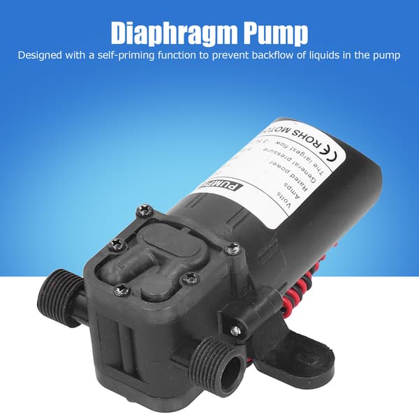 1/2\" DC24V Membranvattenpump 36W Självsugande, 1.2 GPM