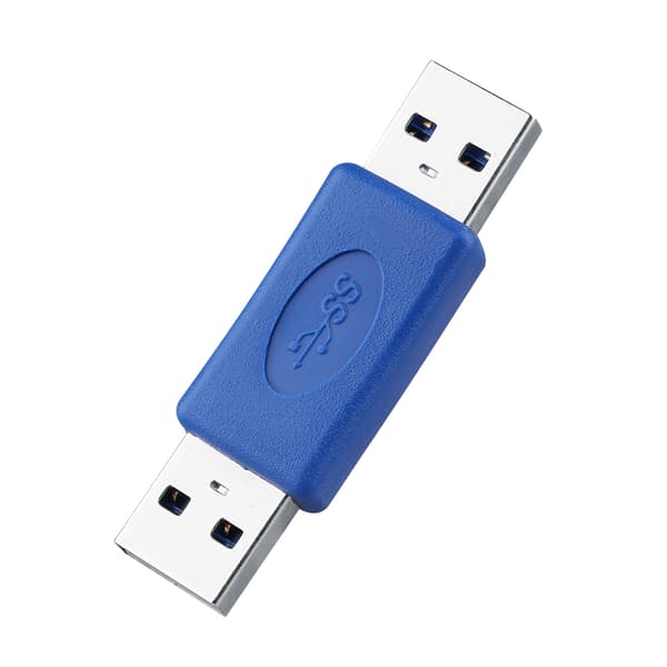 USB 3.0 Type A Han til Type A Han M M Koblingsadapter Kønskifter Stik Pro Ny