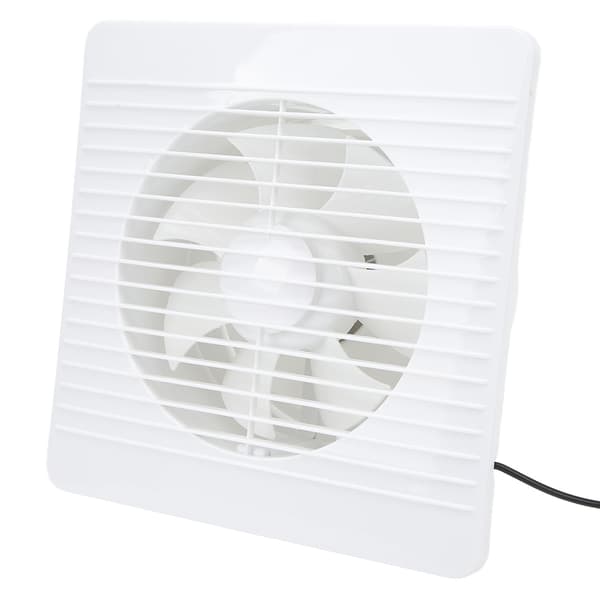 Soldrevet ventilator opretholder luftcirkulation 6 vinger 15W solpanel udsugningsventilator til hønsehuse drivhuse 8 tommer