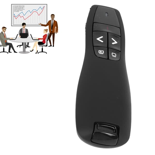 Trådlös presentationsklicker fjärrkontroll PPT-pekare klicker presentatör för dator bärbar dator