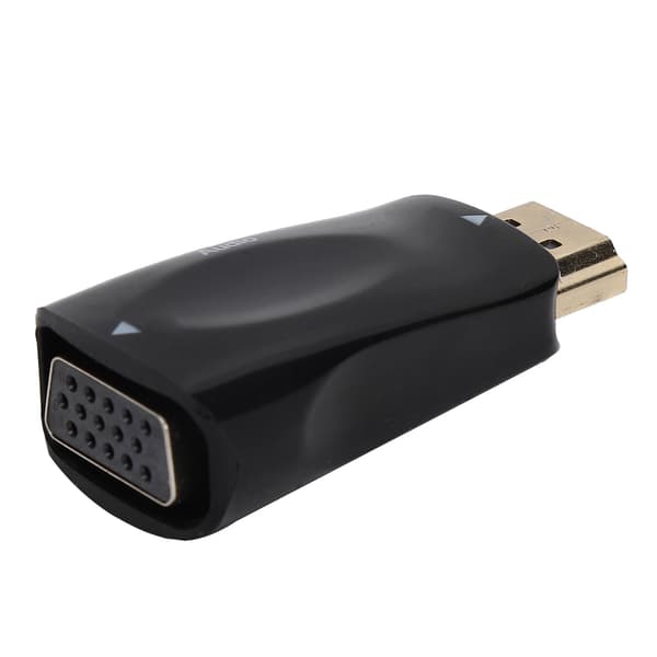 1080P HD Multimedia Interface Han til VGA Hun Adapter Konverter med Lydkabel