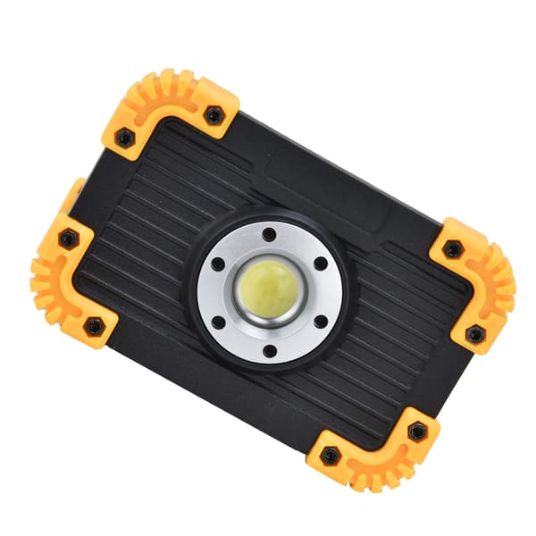 LED Nødprojektør Mini COB Arbejdslys Bærbar Rund USB Opladning Campinglys til Udendørs