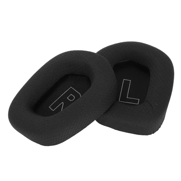 Ørepuder Professionel Lydisolering Headset Ørepude Erstatning med Blødt Åndbart Mesh til G733 Headset Sort