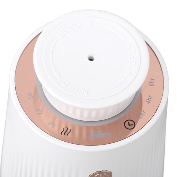Mini bildiffuser til æterisk olie Smart bærbar billuftfrisker luftfugter med timerfunktion til hjemmekontor