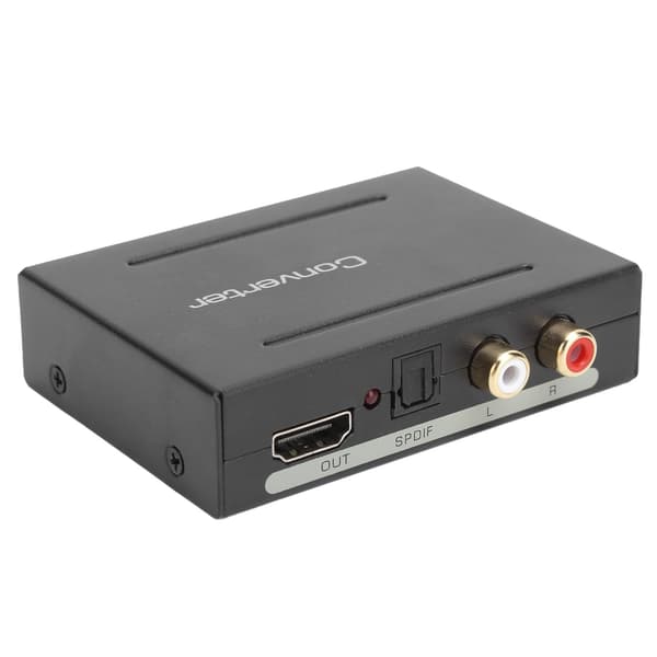 Audio Extractor Converter HighDefinition Multimedia Interface til AUDIO+ SPDIF+ R/L (Sort)