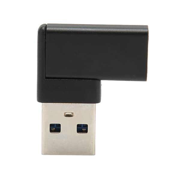 Retvinklet USB til USB C-adapter 90 graders Plug and Play USB 3.0 A til USB C-adapter til bærbare computere Telefon PC
