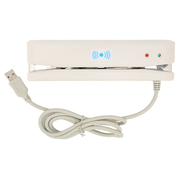 Kortlæser Letvægts USB-interface 2-vejs swipe Praktisk læser til banksystemer