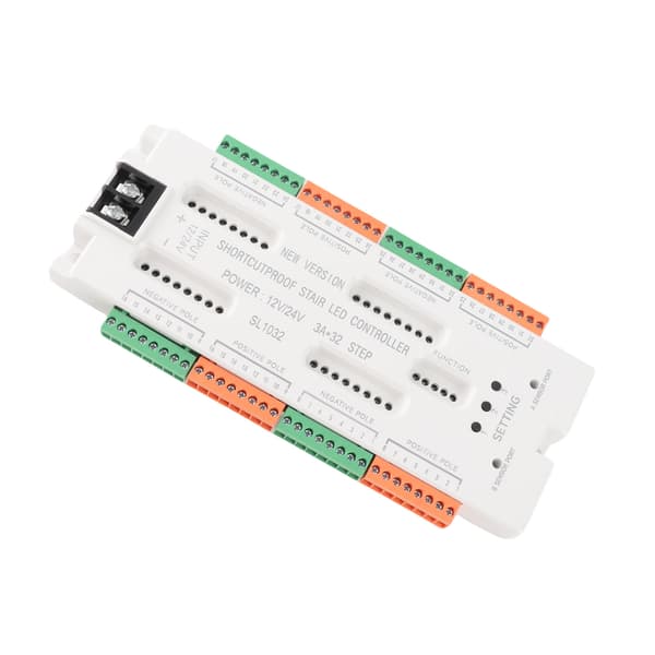 Bevægelsessensor LED Trappelys Controller Intelligent Automatisk Kaskaderende Trappe Stige Trin Lys Controller til Trappebelysning