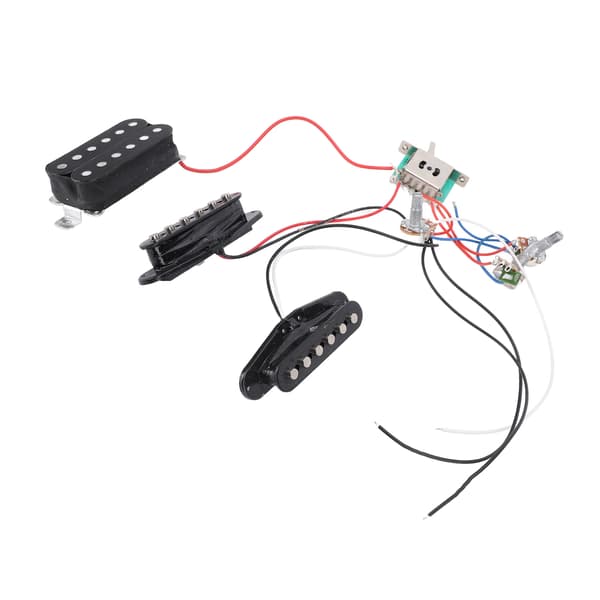 Elgitarrpickup med tonvolymkabel, dubbelspolig öppen stil Humbucker Pickup Set