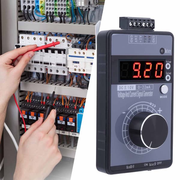 Håndholdt 0-10V 0-22mA Digital Spændingsstrøm Signalgenerator Transmitter Analog Simulator