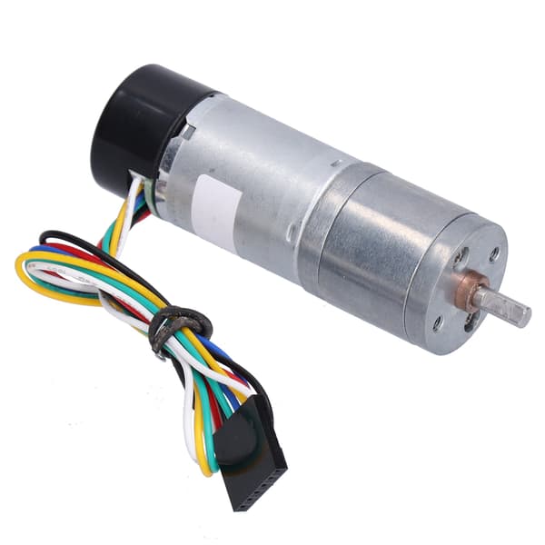 DC gearmotor med encoder hastighedsmåling signal feedback smart bil dedikeret JGA25‑371DC24V 60RPM