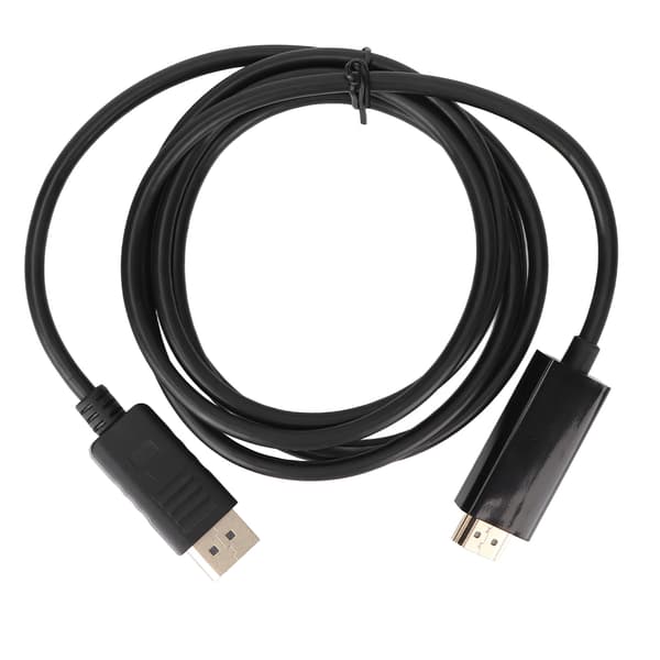 DisplayPort-HD Multimedia Interface -sovitin televisioille ja tietokoneille, 1,8 m/5,9 jalkaa, 1080p DP-HD Multimedia Interface