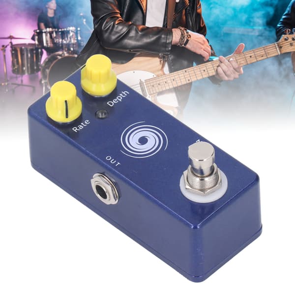 Multi Effects Gitarrpedal Aluminiumlegering Elgitarr Effektpedal för Prestanda DC 9V 12mA
