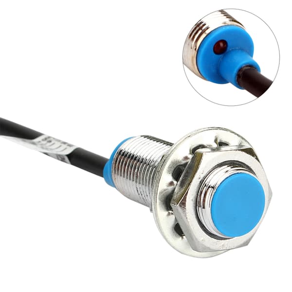 Hall-effektsensor närhetsbrytare NPN 3-trådar normalt öppen med magnet