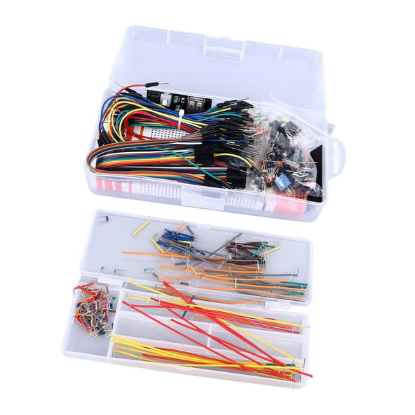 830 Tie Points Breadboard Kit med Strømmodul, Jumperledninger, DIY Elektronikkomponenter