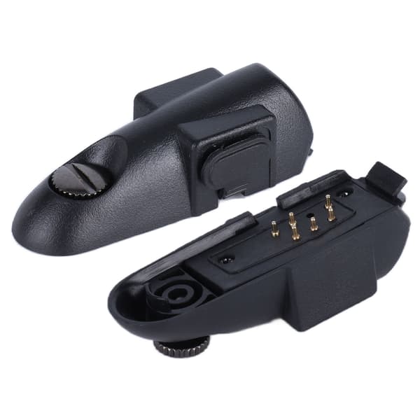 2 stk. Walkie-Talkie 7-ben til 2-ben headsetadapter Bærbar lydheadsetadapter til GP328 GP340