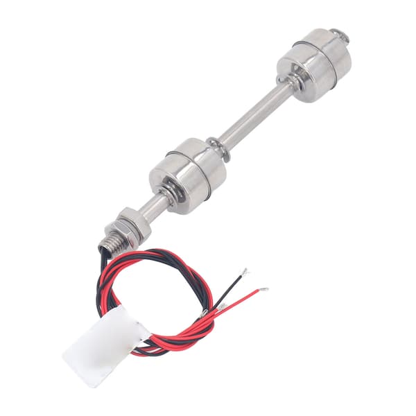 Vandstandssensor Flydekontakt 150 mm Rustfrit Stål Dobbelt Kugle Controller 0-220V Høj Følsomhed