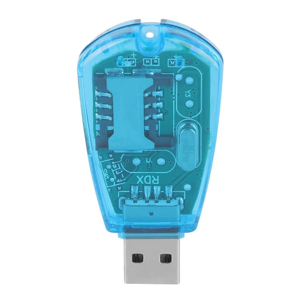 Mobiltelefon SIM-kortlæser USB-kopieringsbackup-læser med CD til QQ/ICQ/MSM/PC-computer