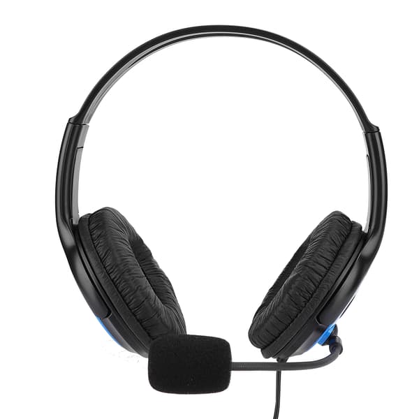 A4 ABS Lättvikts Gaming Headset Brusreducerande Mikrofon Hörlursutrustning för PS4/X ONE