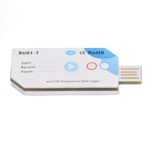 USB Temperatur- och Luftfuktighetsdatalogger BT 32000 Punkter Täcker 120 Dagar PDF-rapport Engångs Temp Luftfuktighetsdatalogger