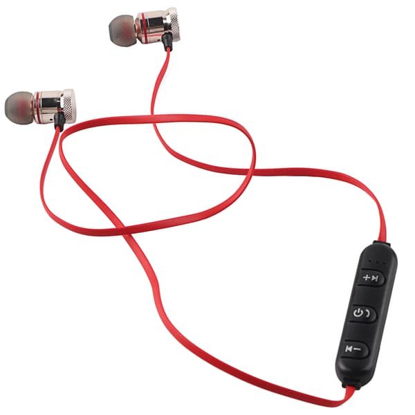 Magnet Trådløs Bluetooth Sportsøretelefon Headset Hovedtelefon til iPhone Android Guld