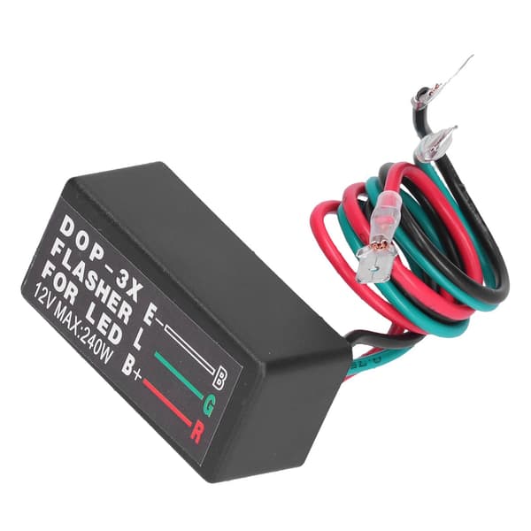 Bil 12V 20A LED Blinkersrelä DOP-3X Universell Motorcykel Indikator Blinkermodul