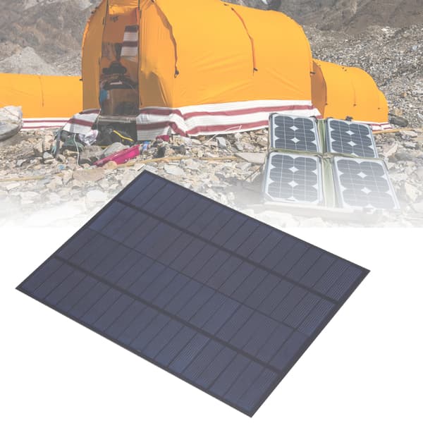 0,5W 5,5V Solcelleopladningspanel PET-lamineret plade DIY-legetøjsplade 76x60mm