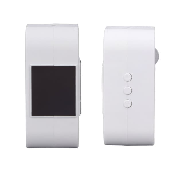 Trådlös rörelsesensor dörrklocka röstpåminnelse välkomstsummer ringsignaler volymjustering USB-laddning för hembutik