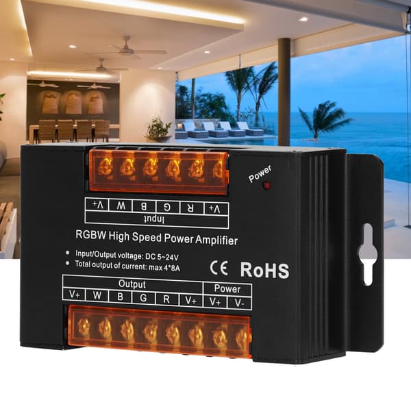 RGB Signal Repeater til LED Strip Controller DC5V-24V 0,1-100% Hjemmebelysning