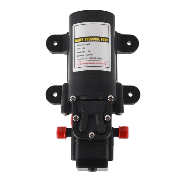 Vattentrycksmembranpump Självsugande Membranpump Högtrycksvattenpump för Utomhusbruk RL 2402 24V