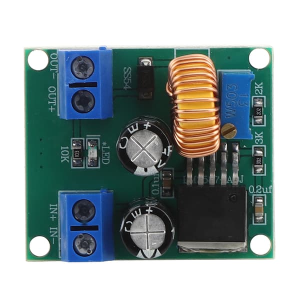 DC 3V-36V til 5V-36V Justerbar Step-Up Boost Konverter Modul 150W med Høj Effekt