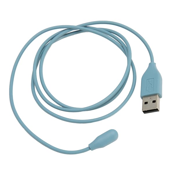 Bluetooth Headset Opladerkabel TPE USB Høretelefon Opladerledning til Aeropex AS800 Erstatning Blå