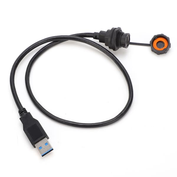 Vandtæt USB-C hun til USB 3.0 han kabelstik IP68 0,5m E10TPCBFF/U3AM