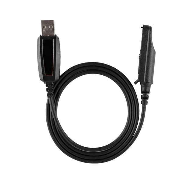 1M Program Walkie Talkie Programmeringskabel med CD-drivrutin för Baofeng BF-A58/BF-UV9R Radio