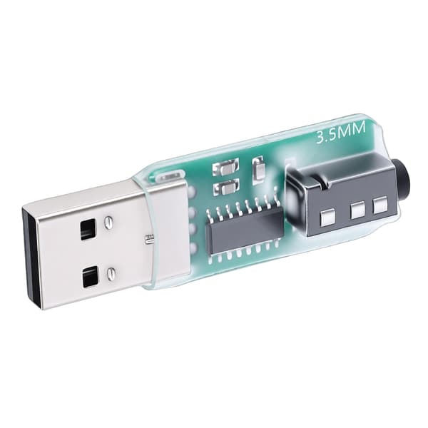 Morsenøgletræner USB-nøgleadapter til CW-softwareoscillator, bærbar øvelsesenhed med 3,5 mm stik til pc