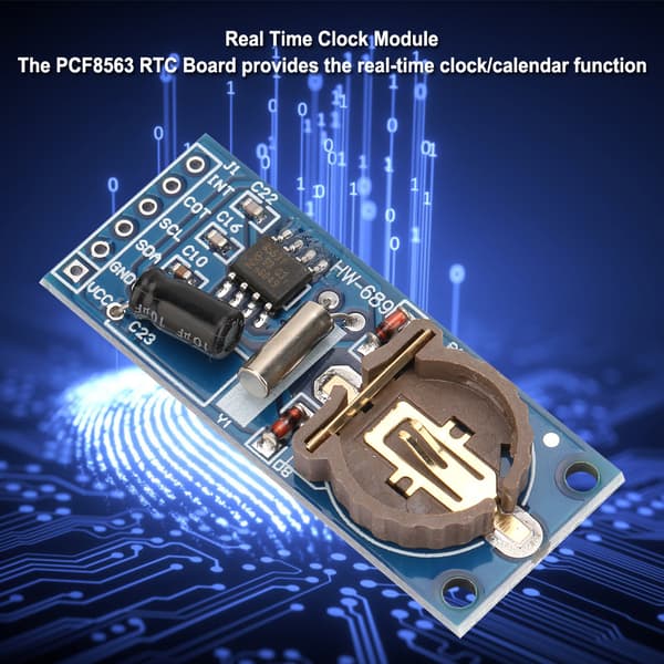 PCF8563T I2C RTC Realtidsklockamodul för Arduino RPi 5V
