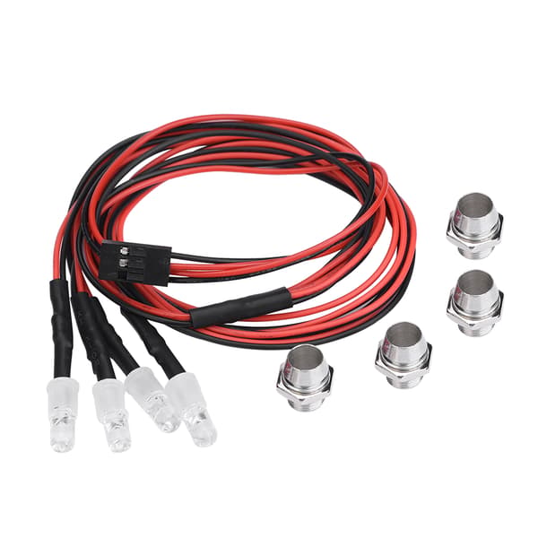 4 STK 5 mm Forlygter RC Tilbehør LED Lys til Model Drift Bil Køretøj (4# Blåt Lys)