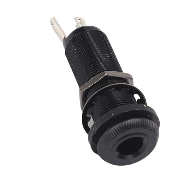 Cylinder Input Output Jack Högkänslig brusreducering Bas Barrel Jack för akustisk elgitarr