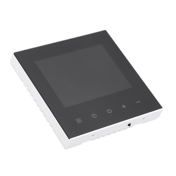 Programmerbar WIFI-termostat LCD-pekskärm APP Röststyrning Temperaturregulator 100‑240V Dold installation