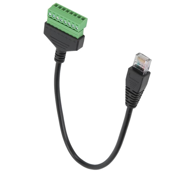 PVC RJ45 hanstik til grøn ingen svejseterminal kort linjekabeladaptertilbehør