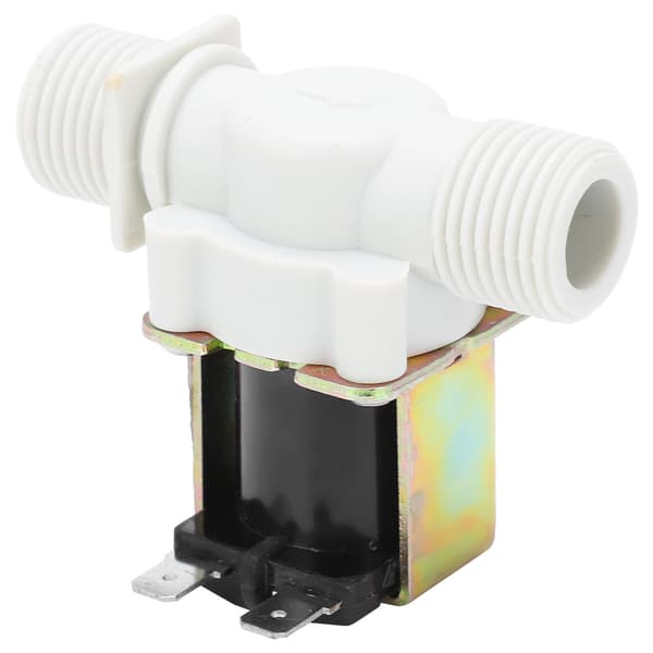 Magnetventil G1/2 BSPP NC Inlopp Mässing Nylon Industriella Kontrolldelar 24V DC