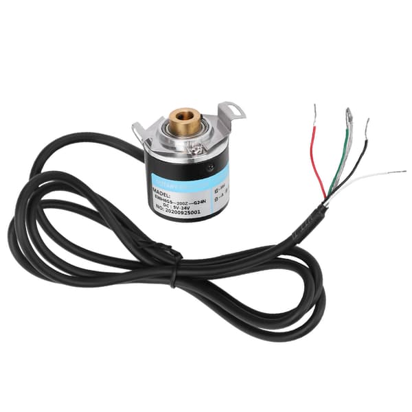 Optisk Encoder AB 2-faset Roterende Aksel Positionssensor 30KHz DC5-24V 200PRR