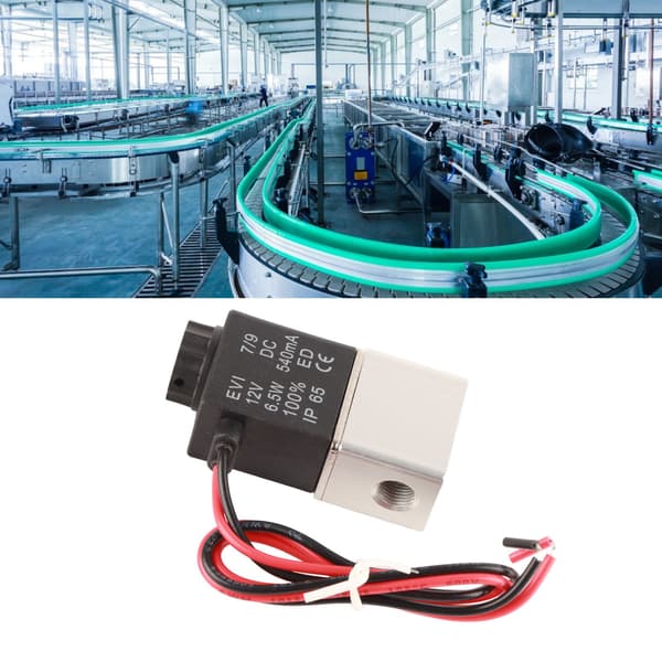 2V025-06 2/2-vejs magnetventil NC/NO stabil elektrisk luftventil