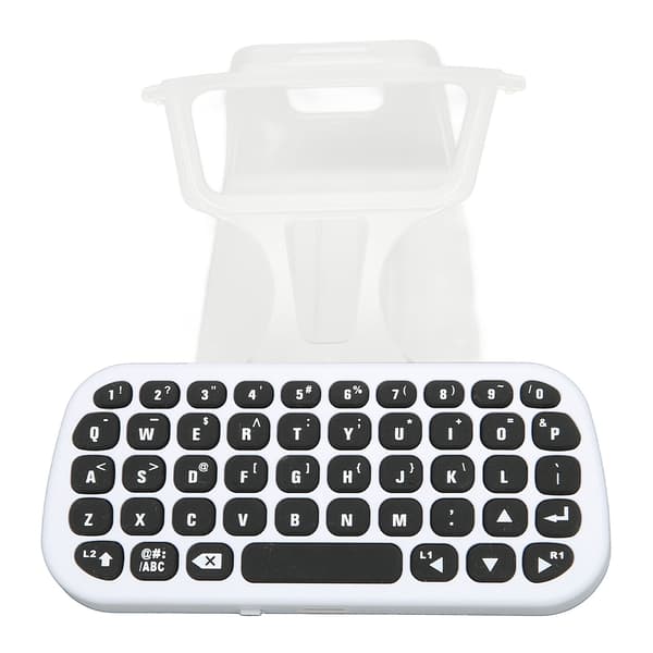 Controller Tastatur Professionel Chat Stemme Trådløs Bluetooth Controller Tastatur med Clip Holder til PS5 Controller